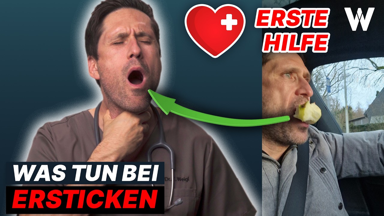 Ersticken: Symptome erkennen, sofort handeln | Notarzt erklärt Erste Hilfe für alle