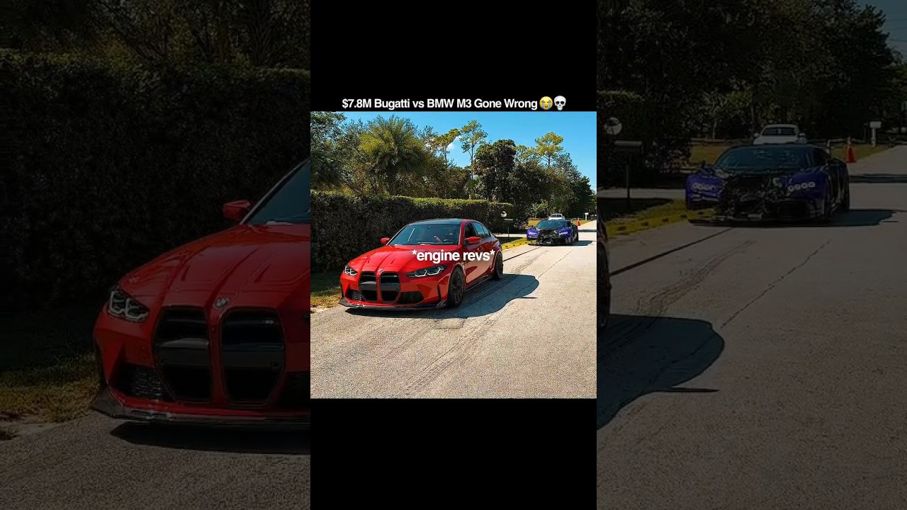 $7.8M BUGATTI VS BMW M3 😭🔥