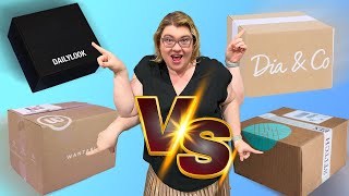 Unboxing Match, Style Subscription SHOWDOWN | Stitch Fix vs. Wantable vs. DAILYLOOK vs. Dia & Co
