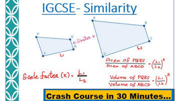 IGCSE Crash Course : 5.4 Similarity in 30 Minutes !