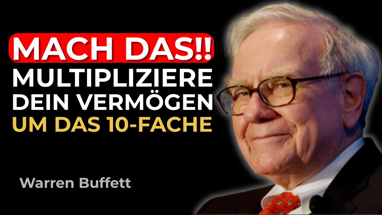 Warren Buffett: Diese 10 Gewohnheiten werden dein Vermögen verzehnfachen (ICH ERKLÄRE ES)