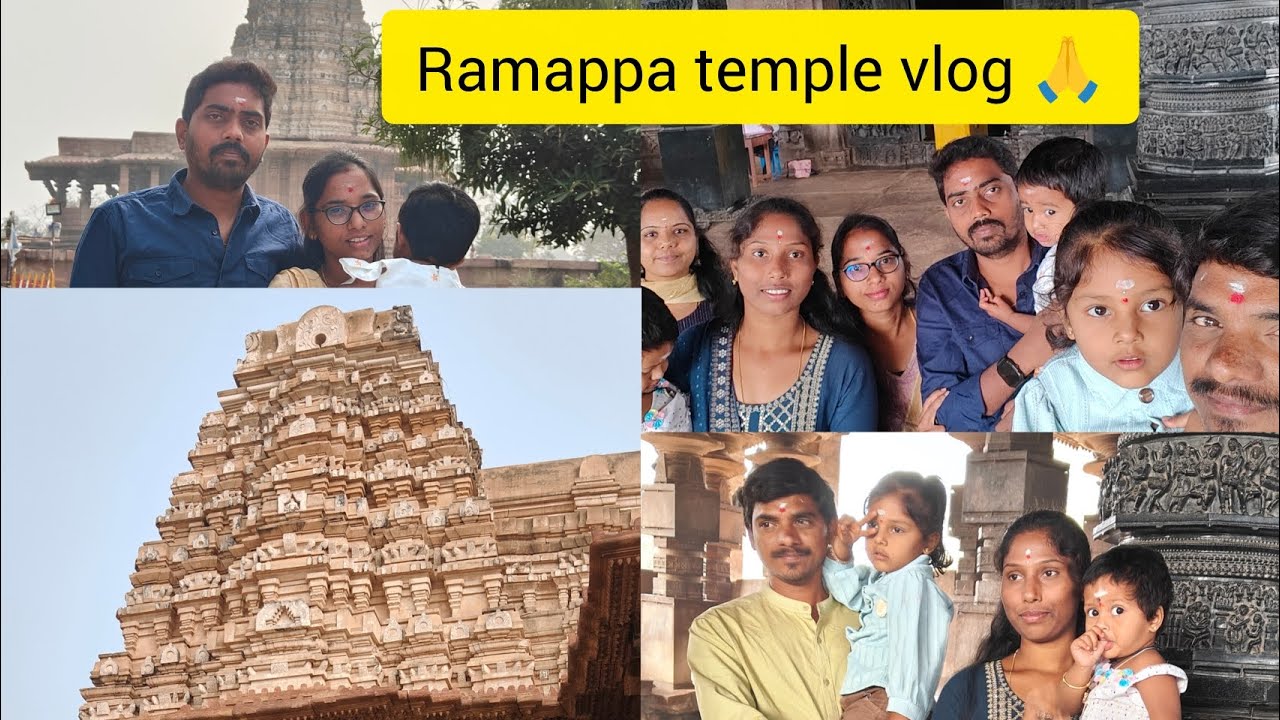 Ramappa temple vlog🙏 #warangal #templevlog #family 