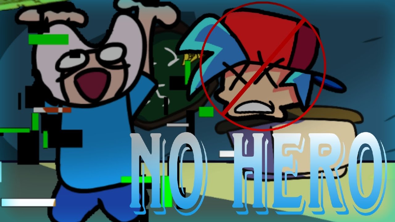 No hero remix but bf doesn't sing it fnf pibby apocalys