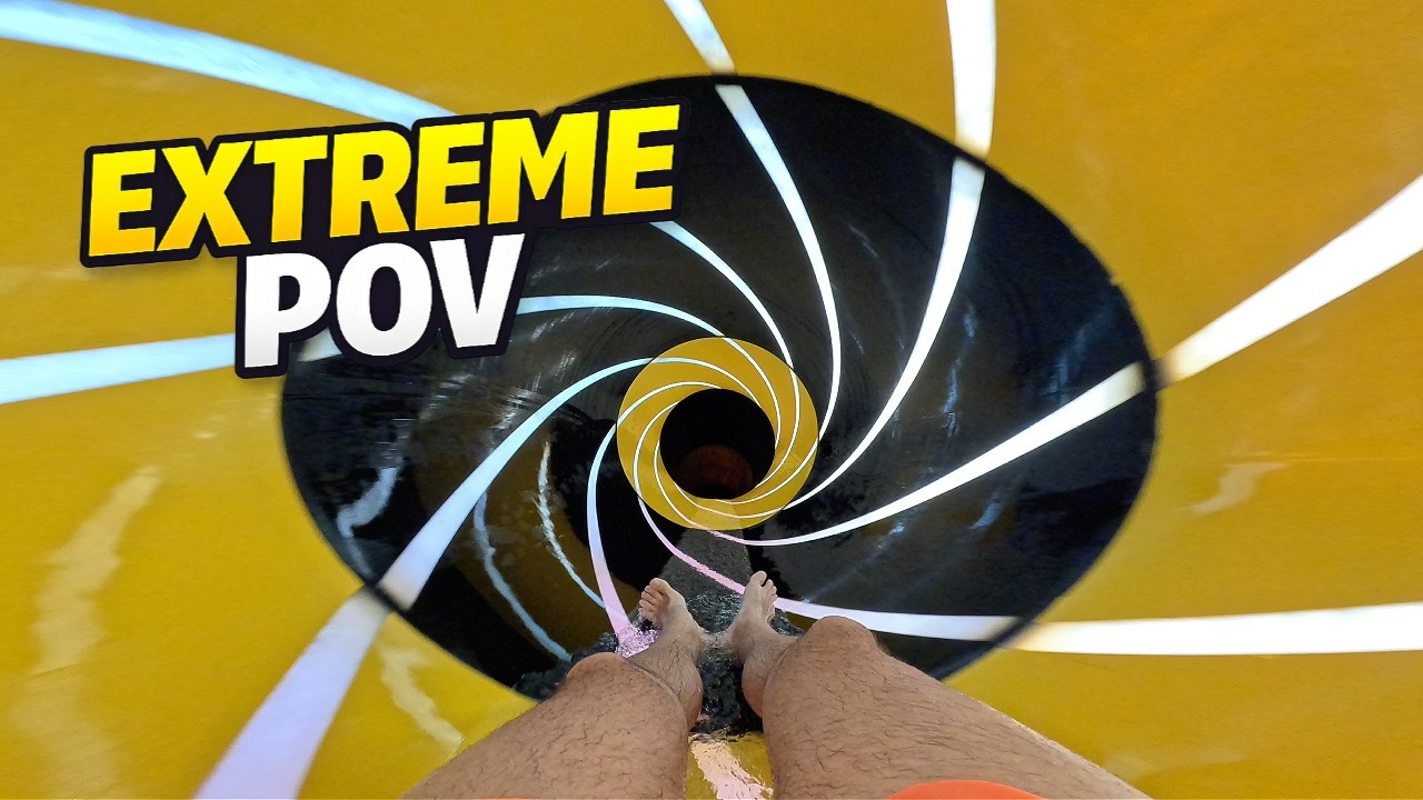 EXTREME Water Slides POV | AQUALAND Köln (Germany)
