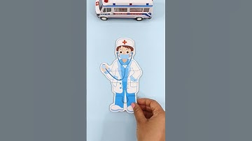 🏥 💊 Doctor Puzzle - Learn Professions | Doctor Checkup Song #cocomelon #toddlerlearning #shorts