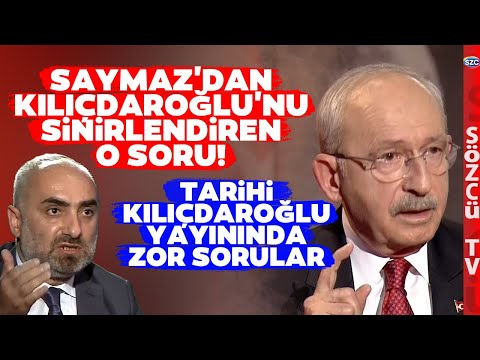 İsmail Saymaz'ın Kemal Kılıçdaroğlu'na Sorduğu Sorular Gündem Oldu! İşte O Anların Tamamı