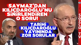 İsmail Saymazın Kemal Kılıçdaroğluna Sorduğu Sorular Gündem Oldu İşte O Anların Tamamı