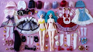 Sailor Moon Dress Up Ami Michiru Red &amp; Black Cat BJD DOLL 美少女戦士セーラームーン