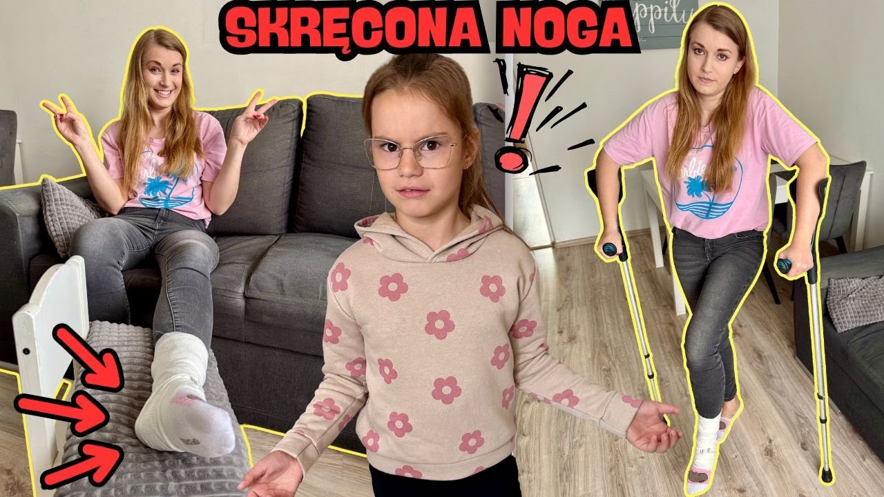 Skręcona noga- oczekiwania VS rzeczywistość💖