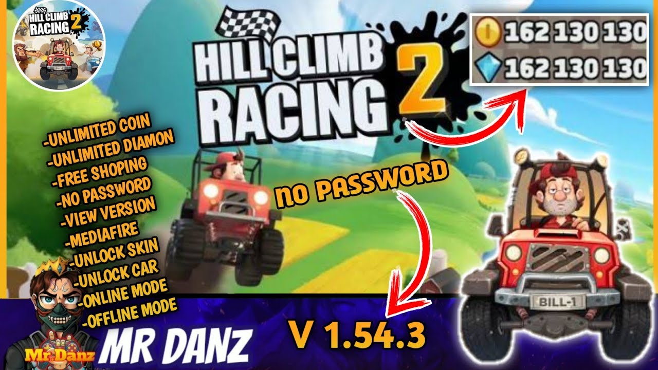 Hill Climb Racing 2 Mod APK 1.54.3 (Menu, Unlimited Money)