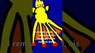 His tentacles r supposed to look like a magical staff #shorts #screenrant #squid