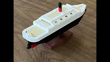 COBI Titanic (1916) w/Detailed Rigging and LEGO Nomadic