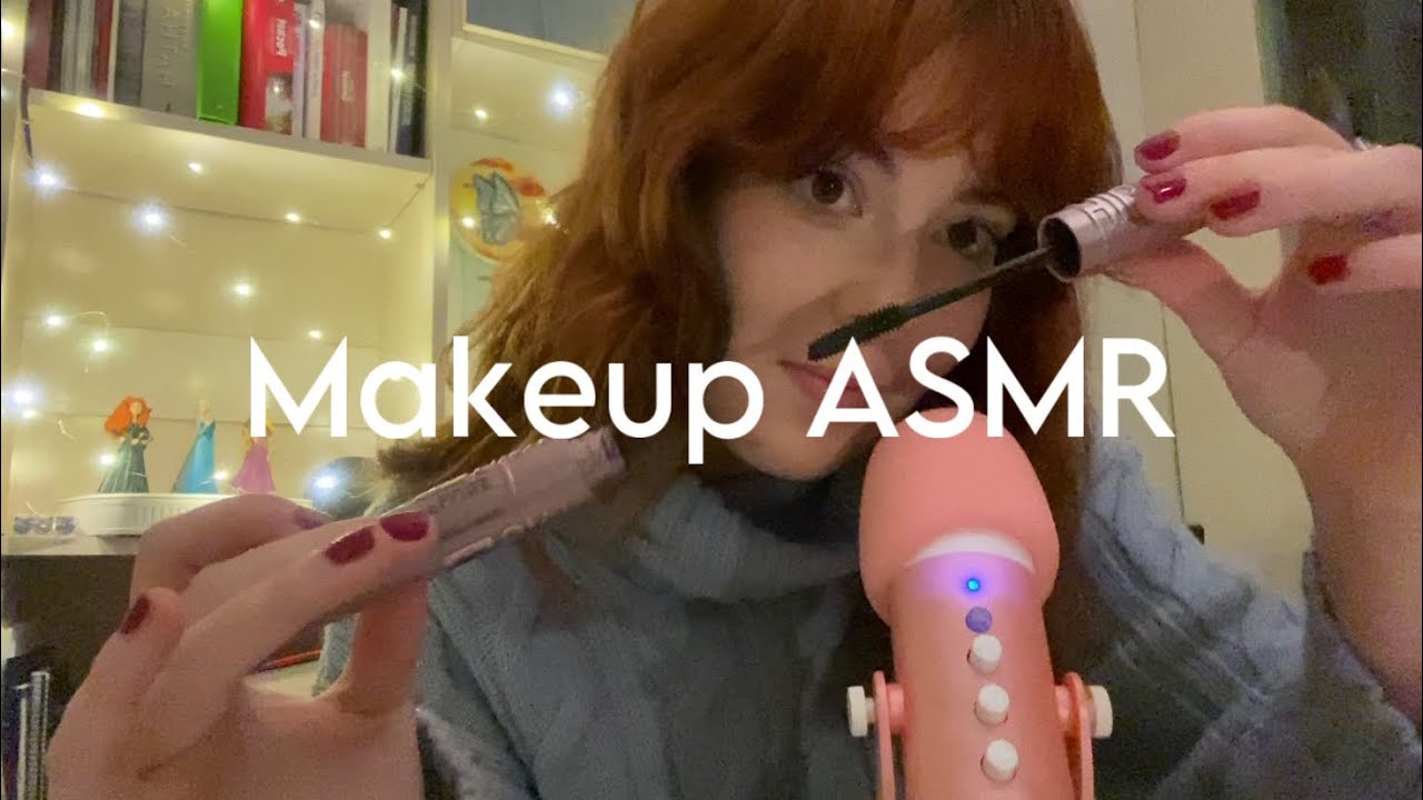 my first ASMR video! Doing your MAKEUP roleplay - YouTube