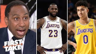 Stephen A. heated LeBron James hypes up Kyle Kuzma, believes he will take a &quot;giant leap&quot; this season