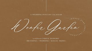 Wonder Garden | Latin&Cyrillic Font Free Download