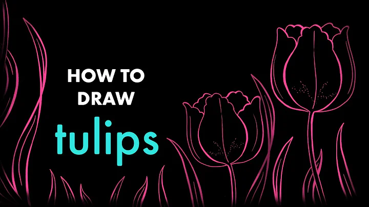 How to Draw a Tulip Using Just a Pen and Pencil!
