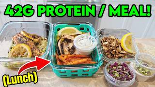 🥗 Quick & Healthy High Protein LUNCH MEAL PREP!