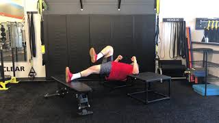 Matthew Ibrahim | Elevated Back Plank w/ Alternating Sprinter