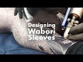 Japanese Wabori Tattoo Sleeve | Process + BTS [JPN SUBS]