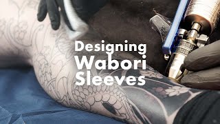 Japanese Wabori Tattoo Sleeve | Process + BTS [JPN SUBS]