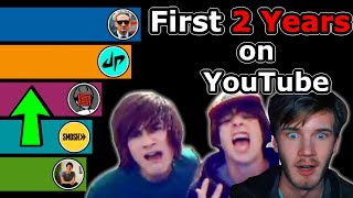 PewDiePie vs. Smosh vs. Dude Perfect - If They Had Started on the Same Date