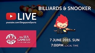 Billiards Men's 9-Ball Pool Singles  Prelims Match 1 | 28th SEA Games Singapore 2015 screenshot 4