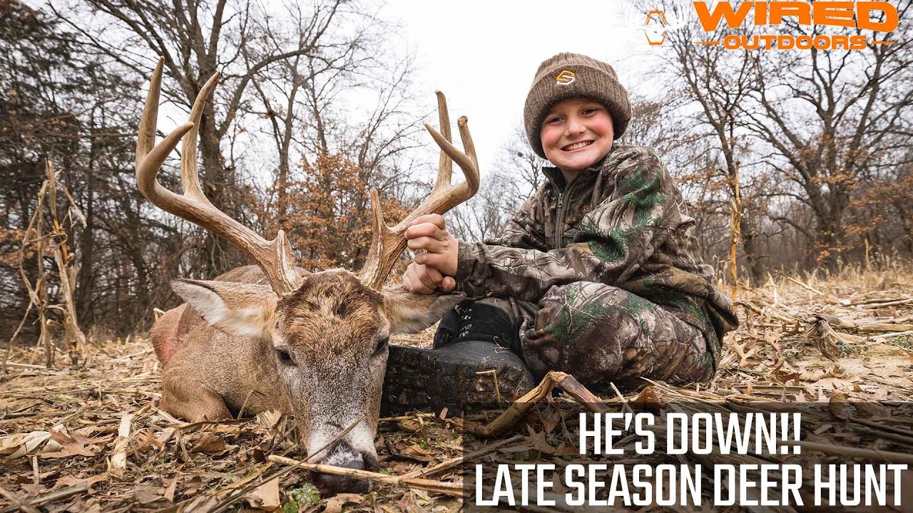 He’s Down! Late season deer hunting! YouTube