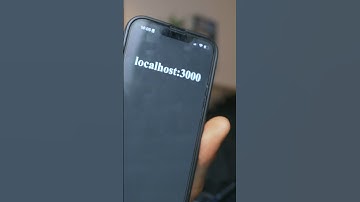 Open localhost on your mobile phone #vscode #shorts