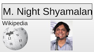 M. Night Shyamalan | Wikipedia
