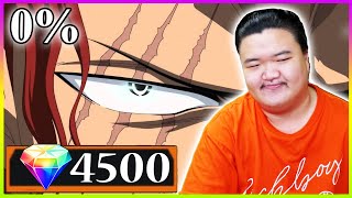 อำลาแชงค์ เลิกเปิดตลอดชีวิต 4500เพชร - ONE PIECE Bounty Rush ✋