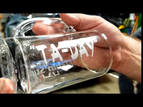 How To Etch Glass and Plexiglass with a DIY Sand blaster