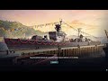 World of warships  destroyer lshun dockyard building process with music
