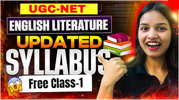 UGC-NET English Literature Latest Syllabus📝  #ugcnet #englishliterature