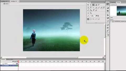 Video Animasi Masking Gambar dan Objek dengan Adobe Flash CS6