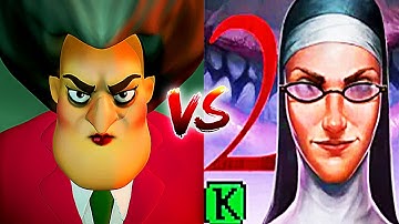 Scary Teacher 3d vs Evil Nun 2: Origins - Game Battle - Android & iOS Games