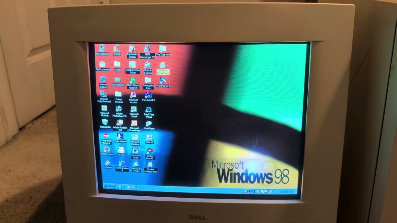 1999 Dell Optiplex GX110 Running Windows 98 SE - YouTube