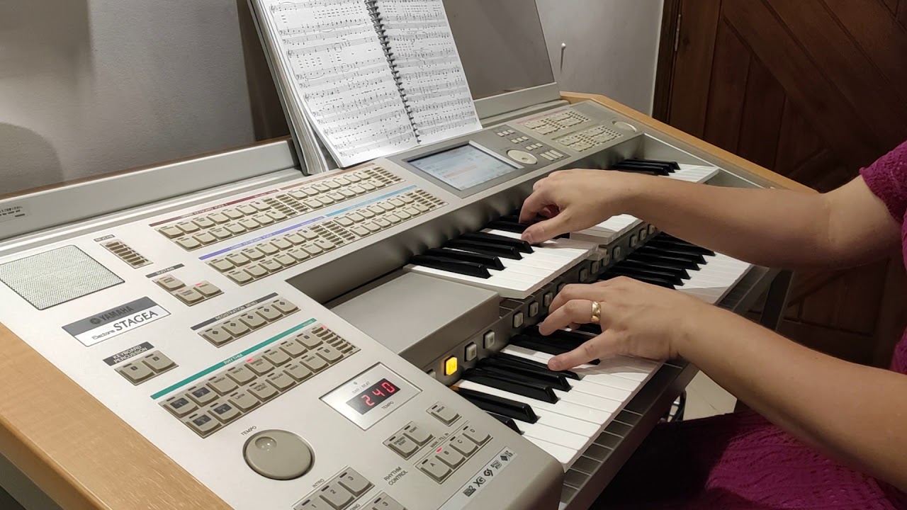 Órgão Eletrônico Yamaha Electone Stagea ELS 01 C - Registração