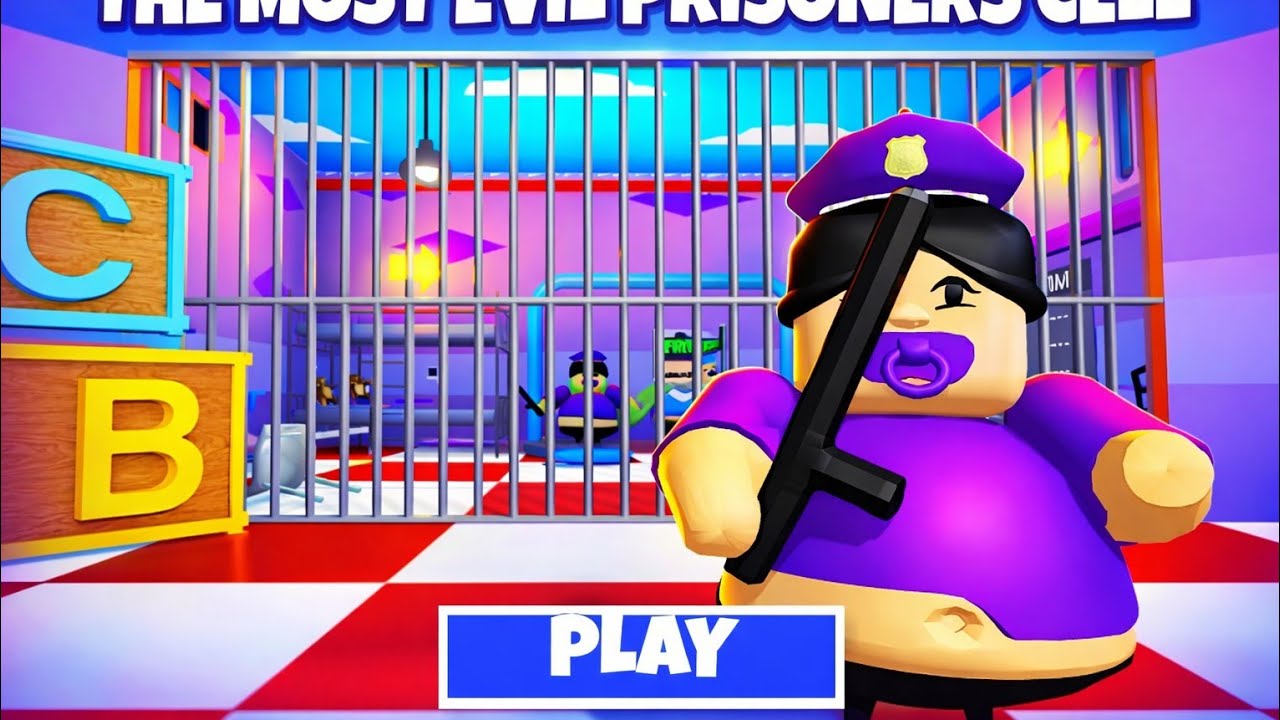 BABY POLICE GIRL PRISON RUN OBBY ROBLOX GAMEPLAY WALKTHROUGH 4K - YouTube