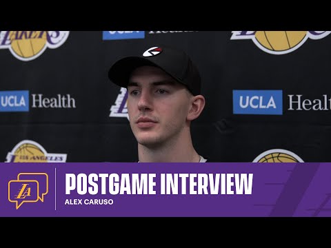 Lakers Postgame: Alex Caruso (2/20/21)