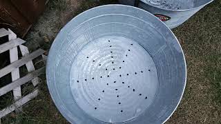 How to plant a container garden using galvanized tubs