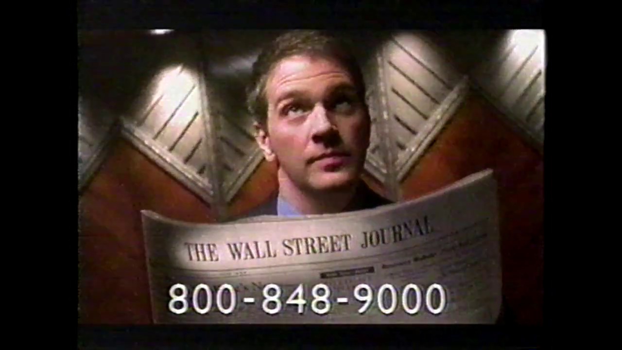 Wall Street Journal Commercial (2000) long version YouTube