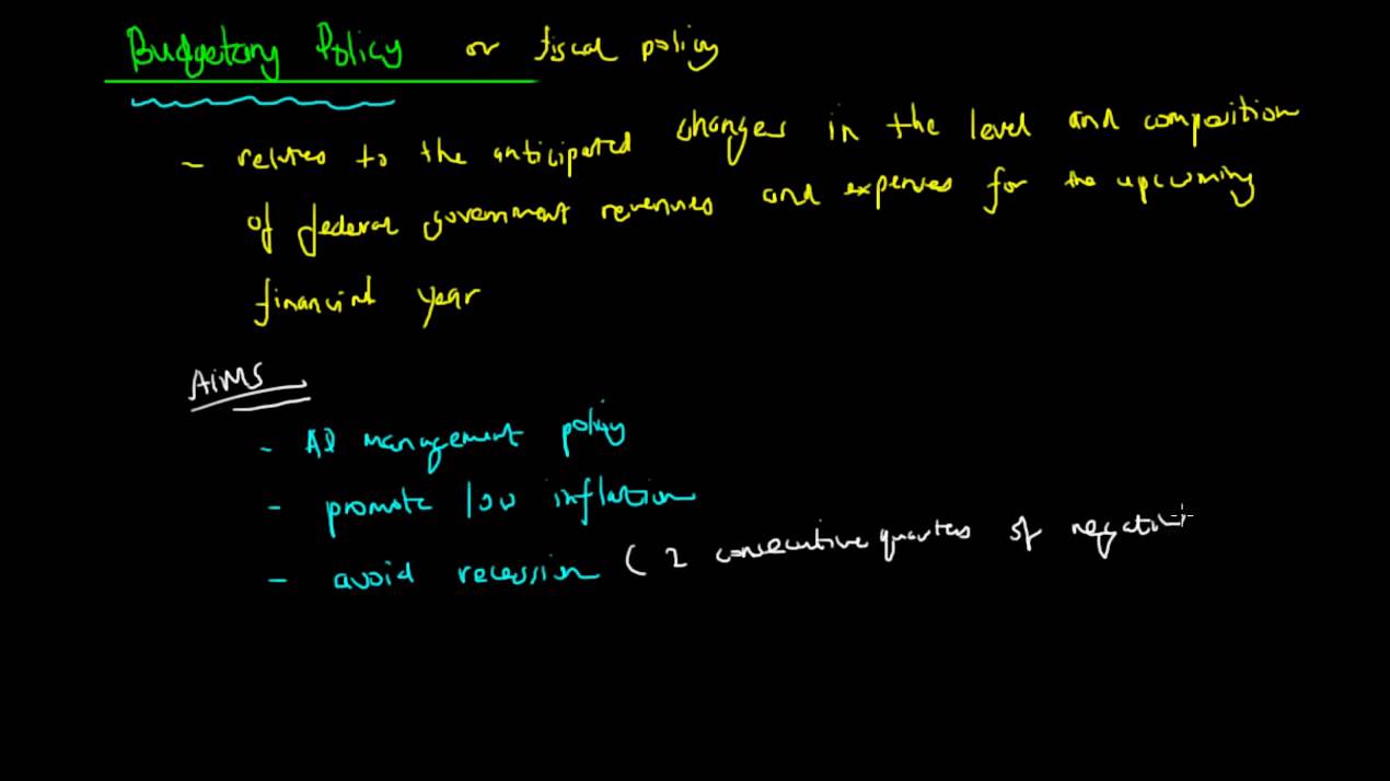 Budgetary Policy
