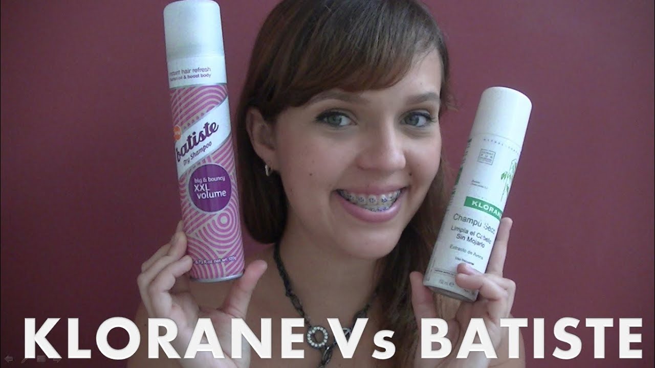 KLORANE Vs BATISTE (Champús en SECO) MakeupByNanas YouTube