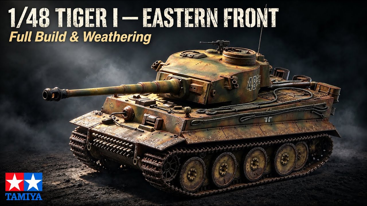Tamiya 1:48 Tiger I - Early Production - Complete Build