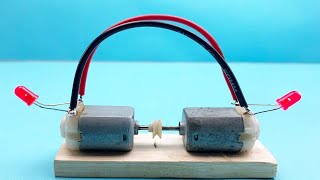 How to make self running free energy generator with two dc motor