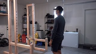 Building The Best DIY Power Rack with Lat Pull Down Tower/Rowing Pulley! 2020 (Part 1/2)