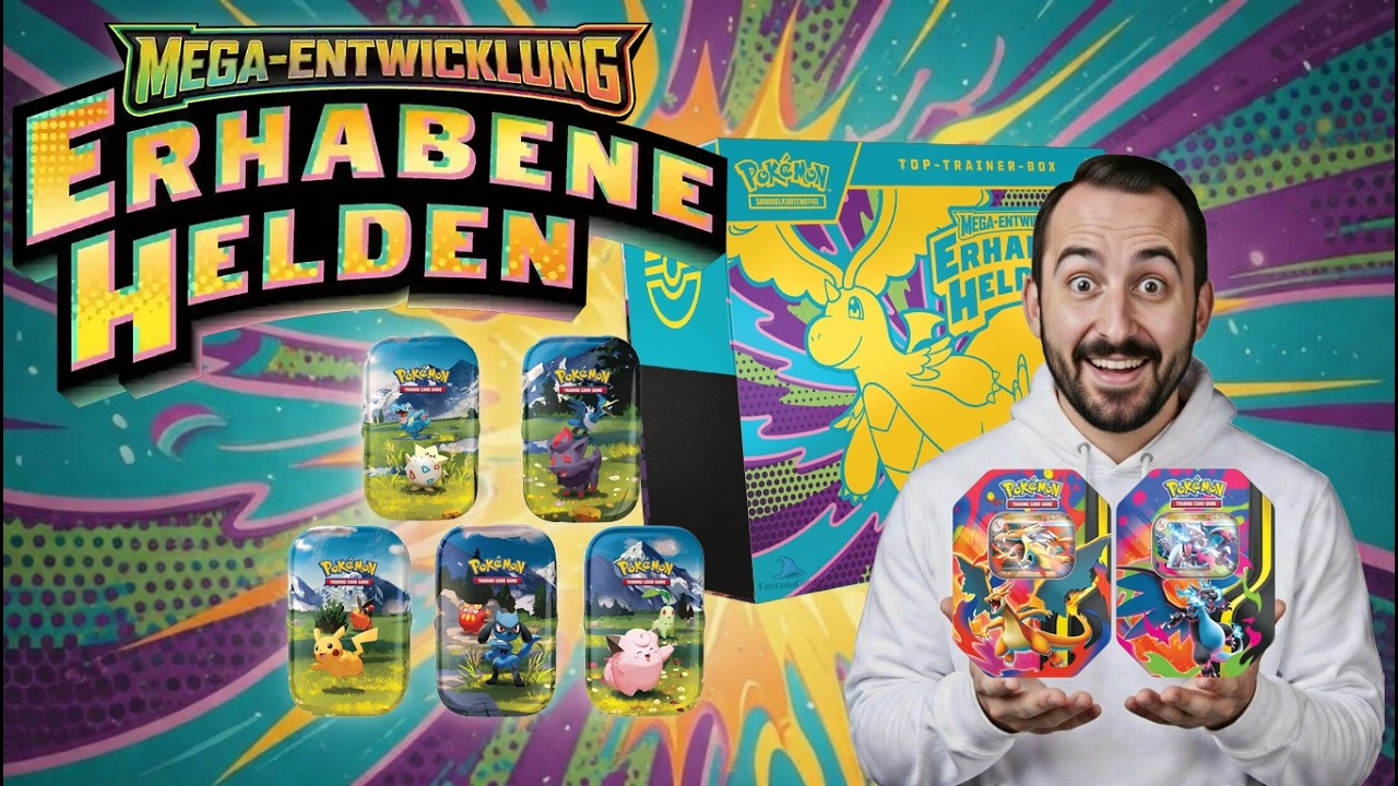 ERHABENE HELDEN RELEASE 2.0! Gönnen die MINI TINS, GLURAK TINS und die TOP TRAINER BOX?!😱🔥