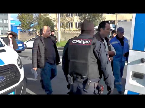 Рейд по миграции оперативная съёмка POLICE SPECIAL FORCES