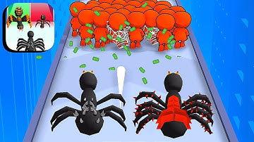 Spider Shoot Run ​- All Levels Gameplay Android,ios (Part 1)