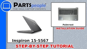 Dell Inspiron 15-5567 With Integrated Intel Video (P66F001) Palmrest How-To Video Tutorial